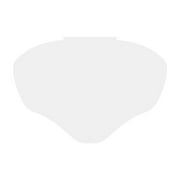 figatia Face Replacement Lens Protective Visor Flexible Face Guard Hard Cap Accessory for Weeding Welding Cutting Outdoor Work Transparent